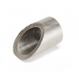 Ecrou bride 45 degrés inox pour sonde Lambda