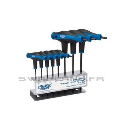 Jeu de 8 clés mâles Torx Draper