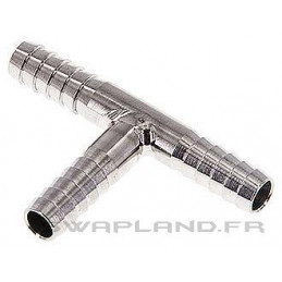 Raccord T 6 mm inox