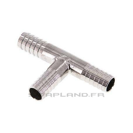 Raccord T 9 mm inox