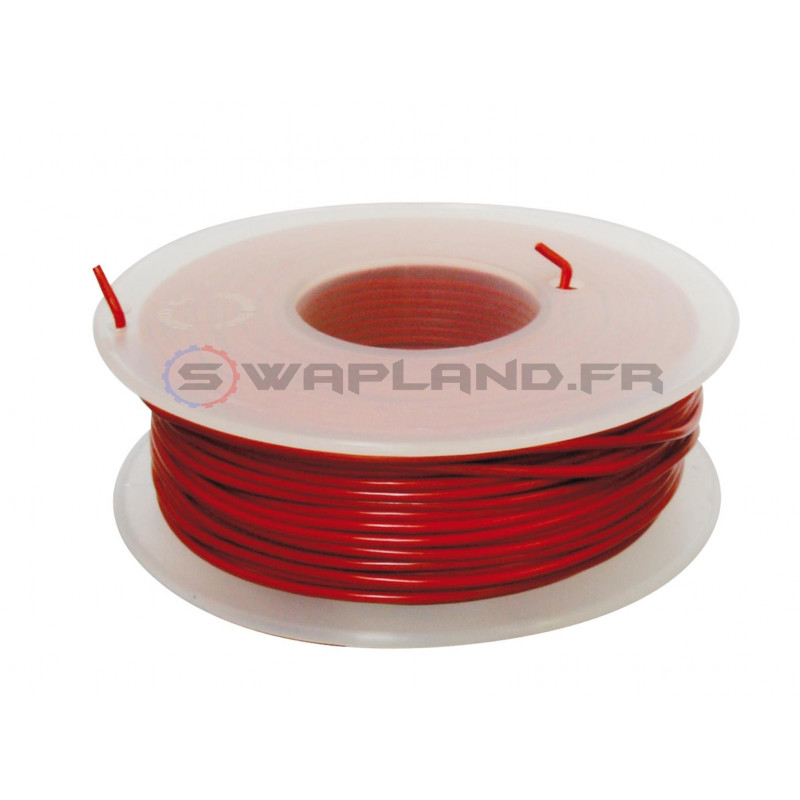 Fil électrique 2 mm rouge