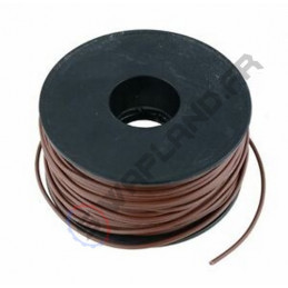 Fil électrique 1 mm marron