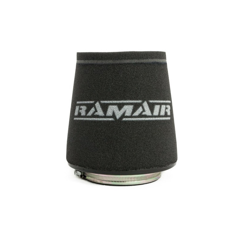 raccord silicone 80 mm Filtre Ã  air en mousse double couche Ramair RamAir noir 