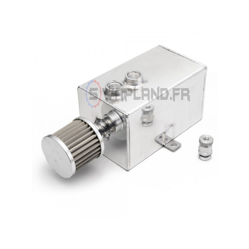 Récupérateur d'huile aluminium 3L avec reniflard