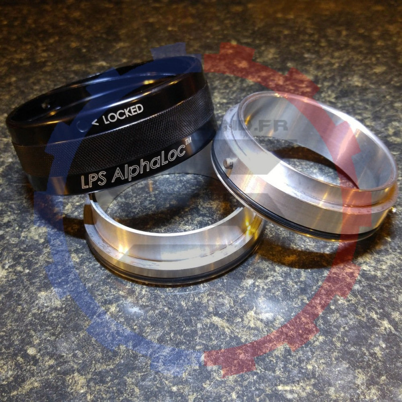 Kit V-band aluminium LPS Alphaloc ø 63.5 mm