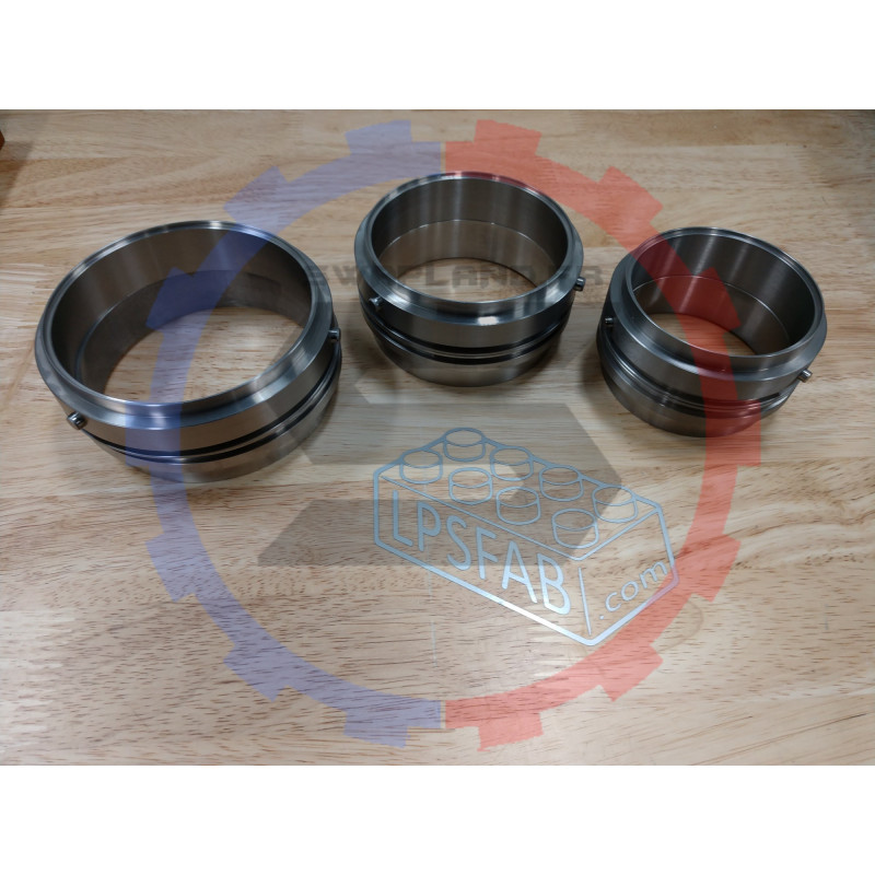 Flange titane femelle à souder pour V-band ø 102 mm