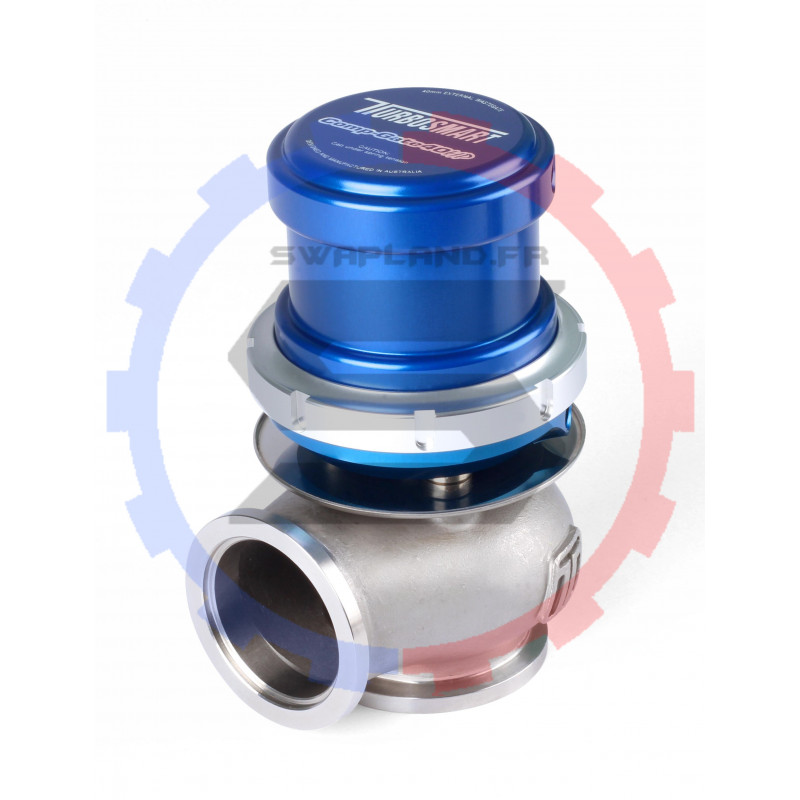 Wastegate Turbosmart WG40 Compgate HP 40 mm 2.4 bar bleu