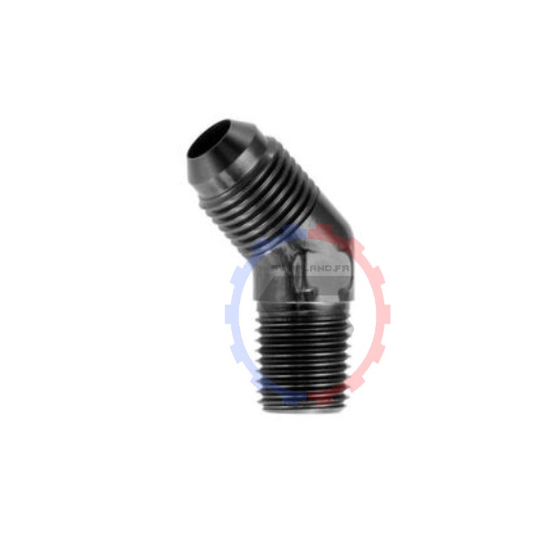 Raccord 45° DASH 3 vers 1/4’’ NPT