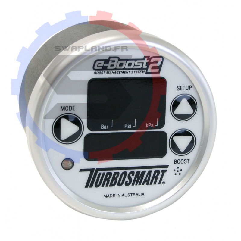 Boost controller Turbosmart eB2 4 bar 60 mm Sleeper blanc argent