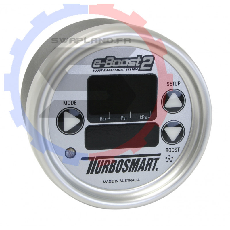 Boost controller Turbosmart eB2 4 bar 66 mm Sleeper blanc argent