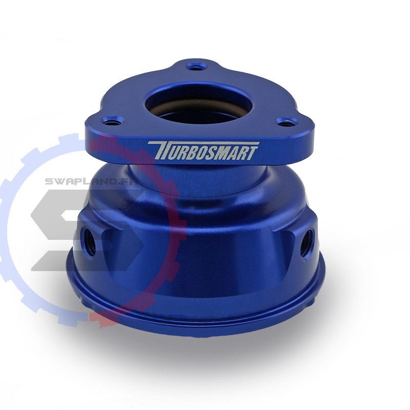 Couvercle bleu de dump valve Turbosmart Race port avec capteur