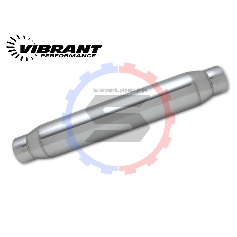 Echappement inox rond Vibrant Ø 76 mm