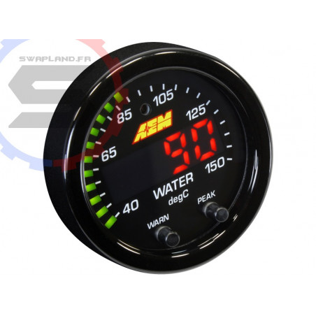 Jauge De Température D'huile Numérique 52mm - Affichage LED Bleue 40-150℃ - Pour Voiture 12V