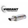 Echappement inox ovale Vibrant Streetpower Ø 63.5