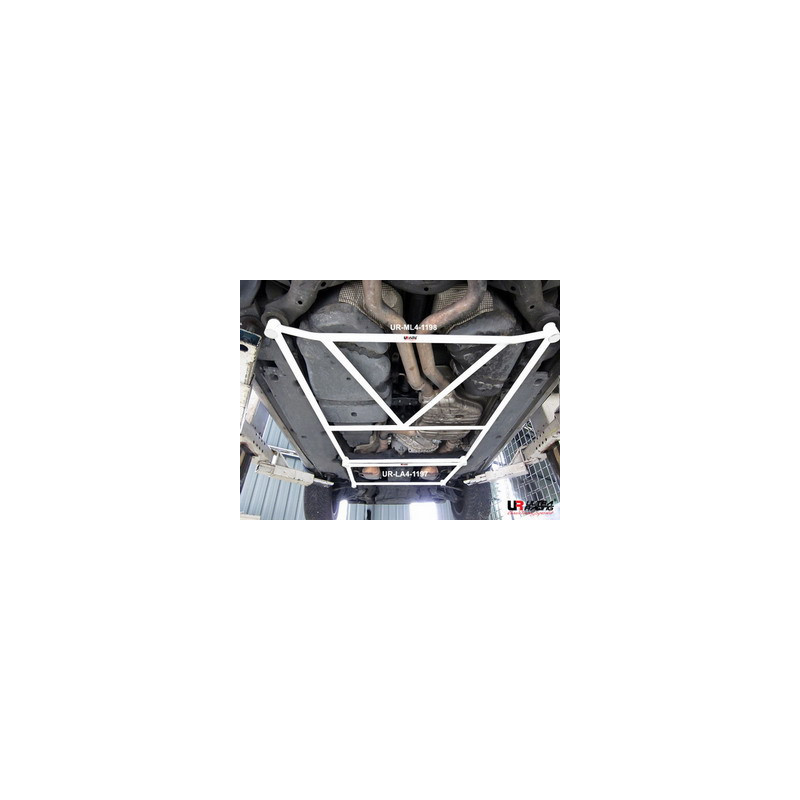 VW Touareg 5.0 V10 02+ Ultra Racing 4-Points Barre inférieure centrale 