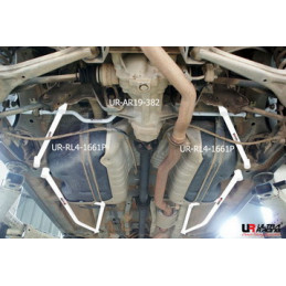 Ssangyong Actyon 06-11 2.0D Ultra Racing 2x 2Points Barres latérales inférieures arrière 