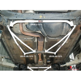 VW Golf 4 97-06 Ultra Racing 2x 3-Points Barres latérales inférieures arrière 