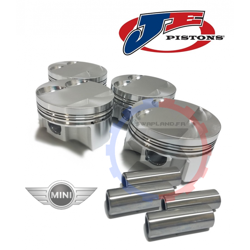 Mini cooper S 1.6L - 1.6L SC MK1 turbo 8.3:1 kit piston forgé JE