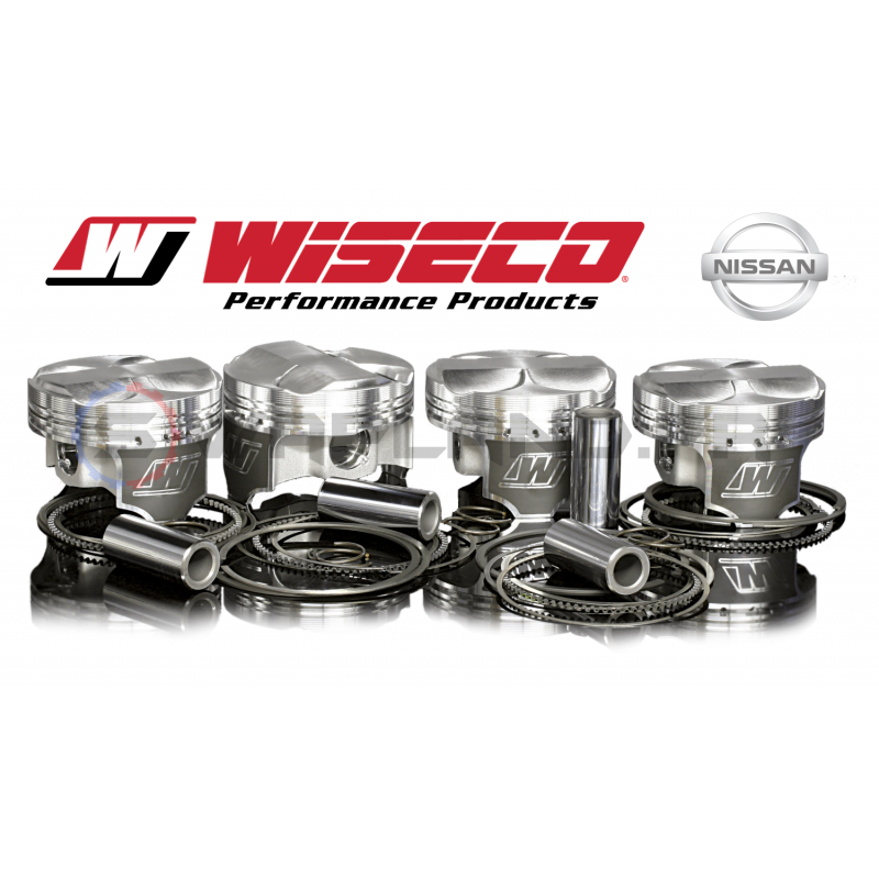 NISSAN SILVIA 1.8L 16V STANDARD COMPRESSION 8.5:1 kit piston forgé WISECO