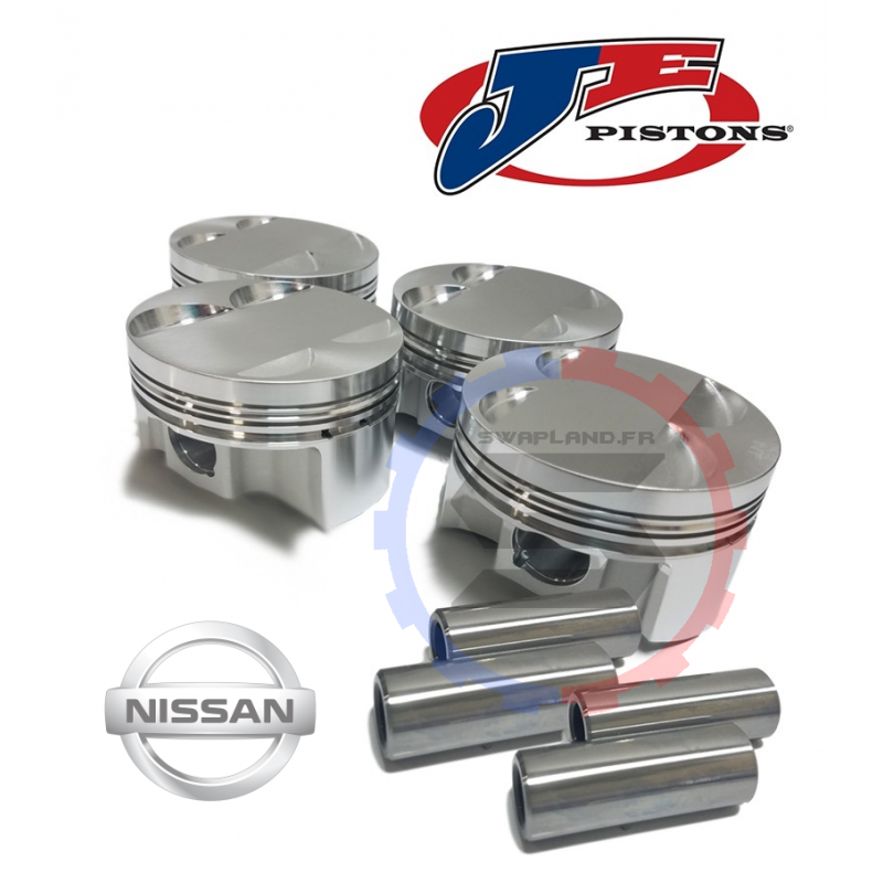 NISSAN SILVIA 2.0L 16V STANDARD COMPRESSION 9.5:1 kit piston forgé JE