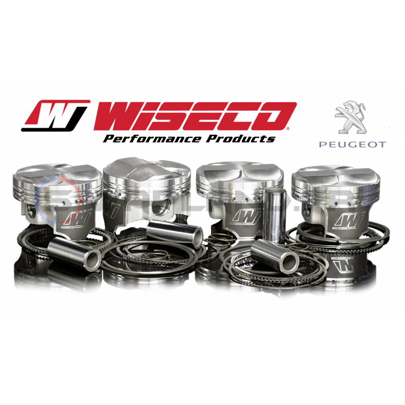Peugeot 106 / SAXO / 206 / 207 1.6L 16V HAUTE COMPRESSION RV11.5 kit piston forgé Wiseco