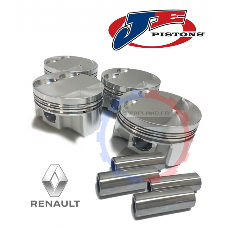 Renault F7P TURBO RV8.3:1 10.0:1 kit piston forgé JE