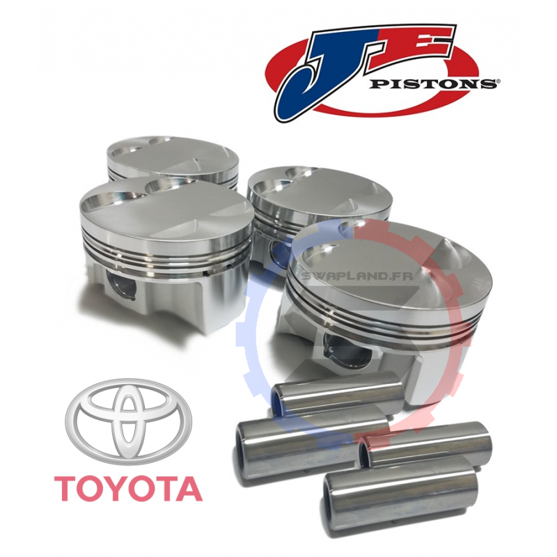 Toyota 2E-TE Starlet RV 9.0:1 kit piston forgé JE