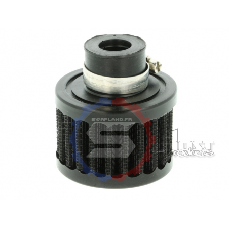 Mini Filtre à Air Reniflard Entrée 25mm - Pour Moteur Moto Custom Café Racer, Rouge, Neuf