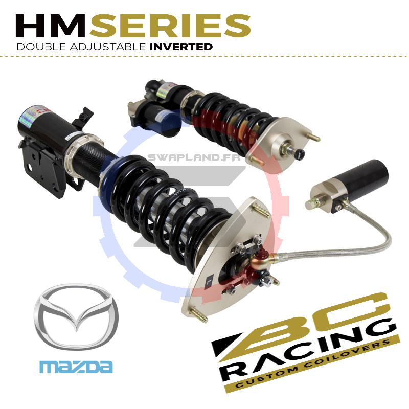 Combinés filetés Mazda RX7 BC Racing inversé HM