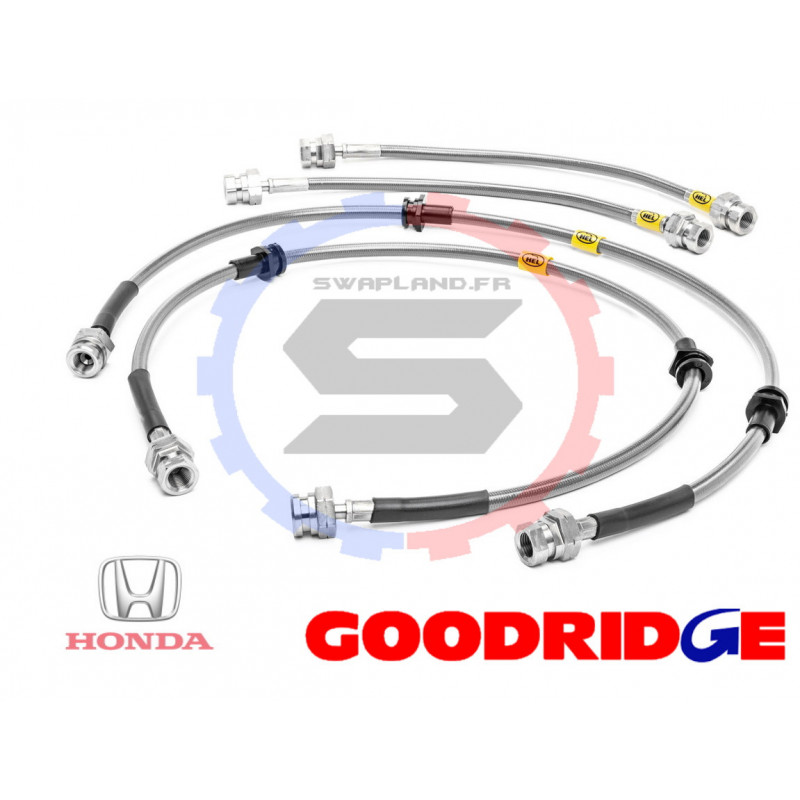 Durite aviation Goodridge pour Honda Civic VTEC EK4 (AR DISQUE) 