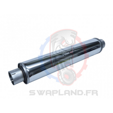 Simons Silencieux Universel Split 63,5 Mm - U346351R Inox - Très Silencieux