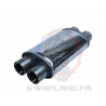Echappement inox Simons duo 63.5mm