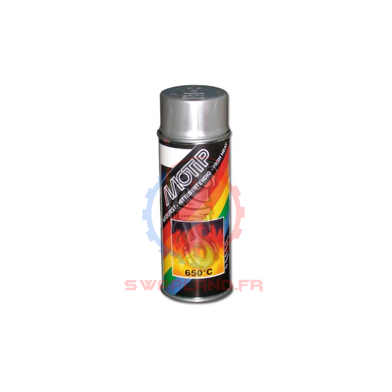 Peinture haute température argent Motip