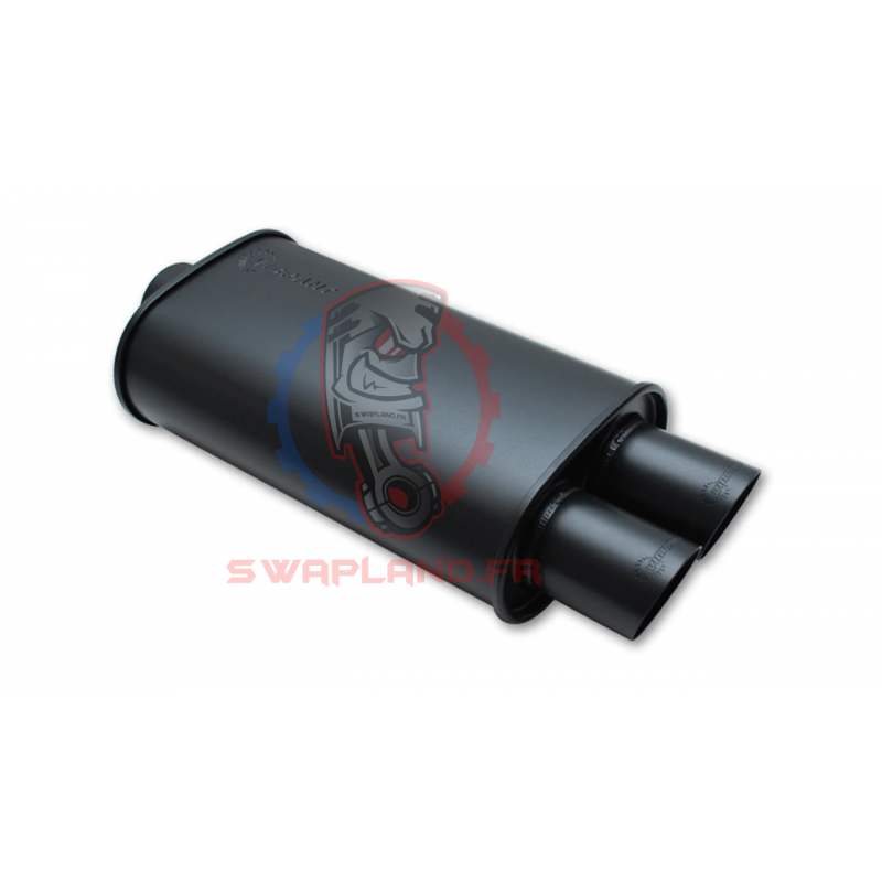 Echappement Vibrant Streetpower noir Ø 101 mm double sortie