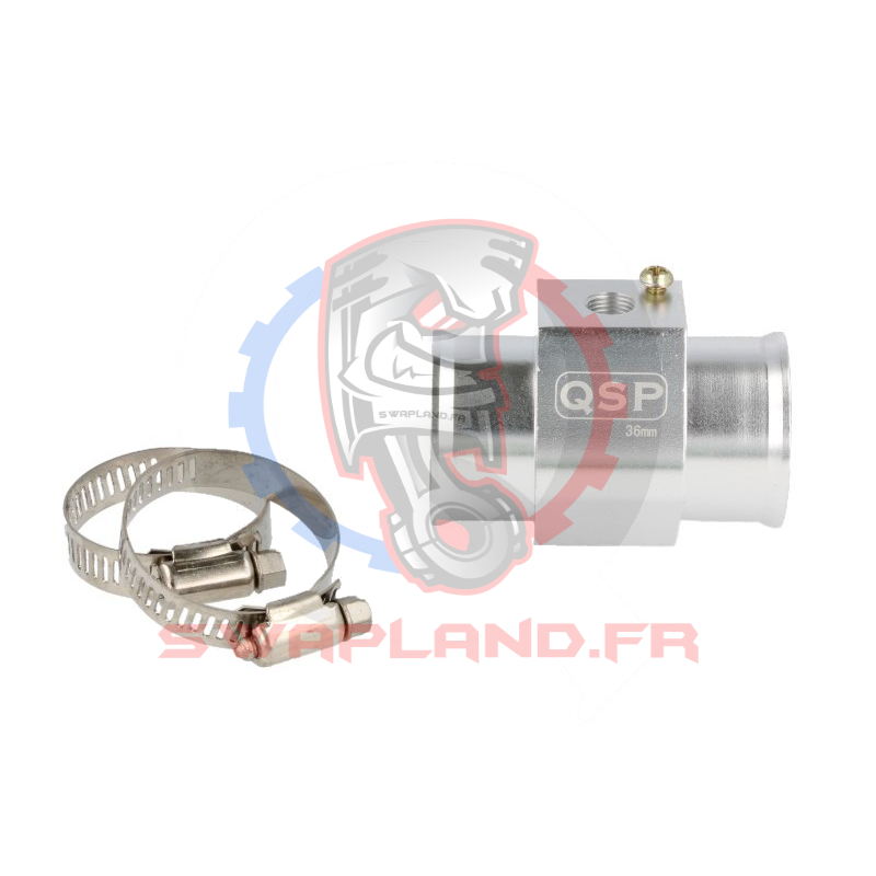 Adaptateur sonde température 1/8 Npt pour durite 38 mm Gris 