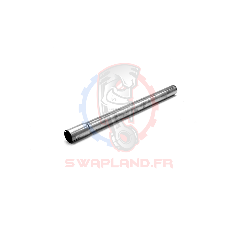 TUBE D'ÉCHAPPEMENT LONG 50CM MÂLE-FEMELLE EMMANCHEMENT - INOX - DIAMÈTRE  63MM