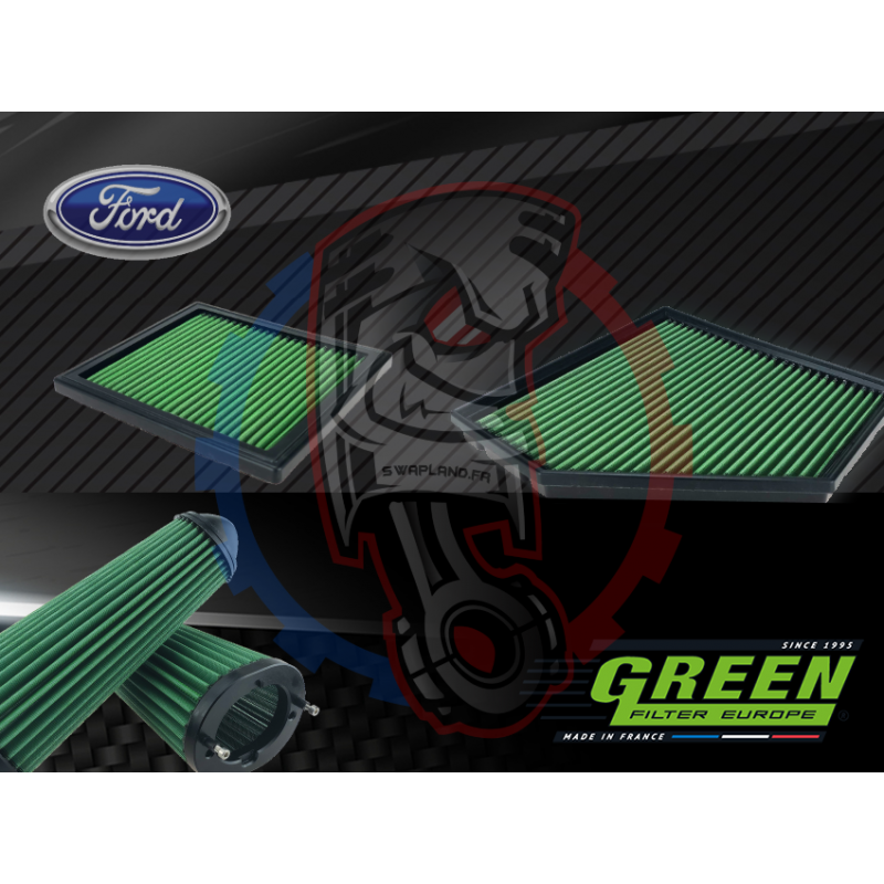 Filtre à air green de remplacement pour ford