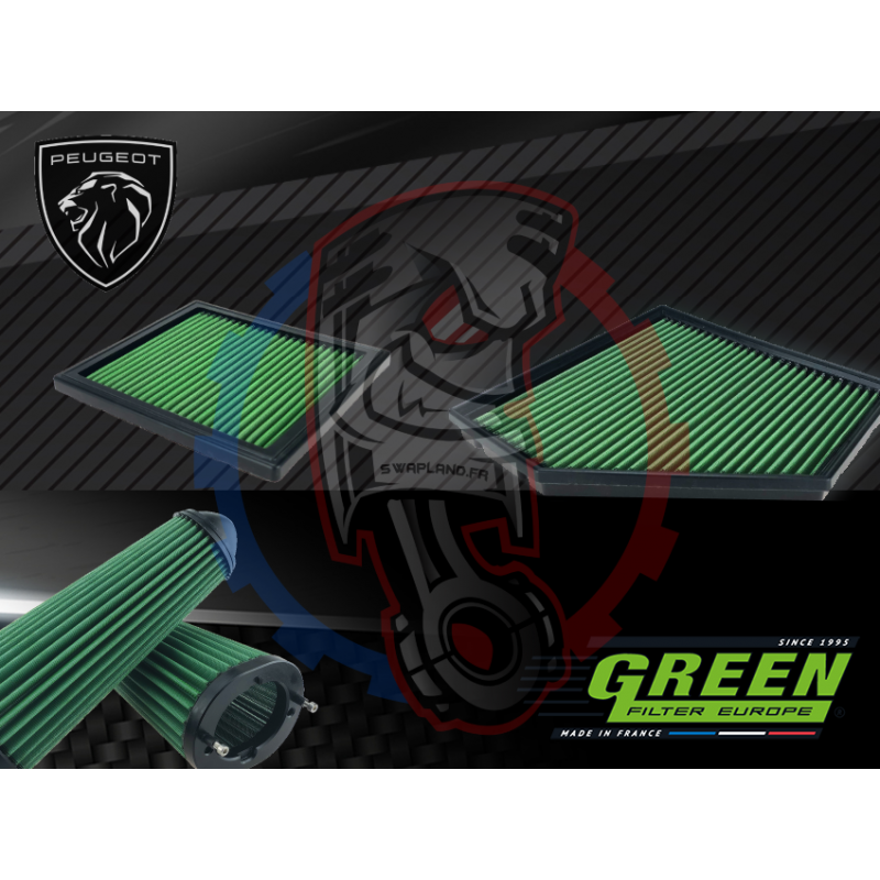 Filtre à air Green pour Peugeot 205 GTI / 309 GTI