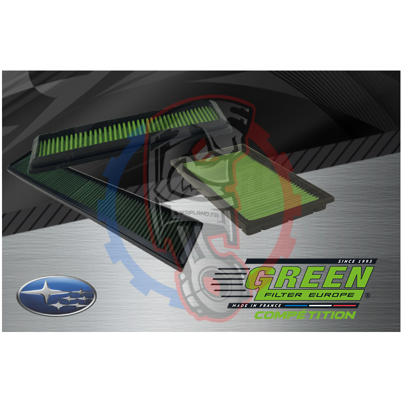 Filtre compétition Green pour Subaru