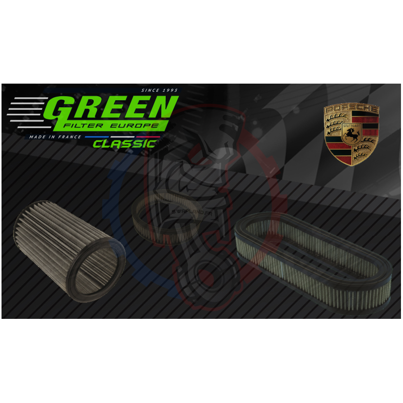 Filtre classique Green pour Porsche