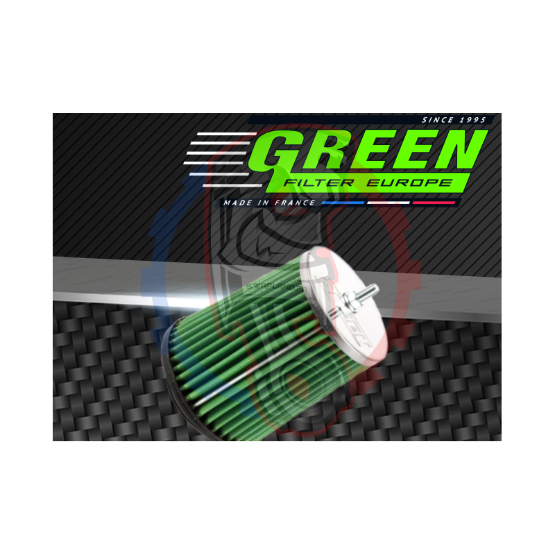 Filtre à air Green Conique standard embout vis