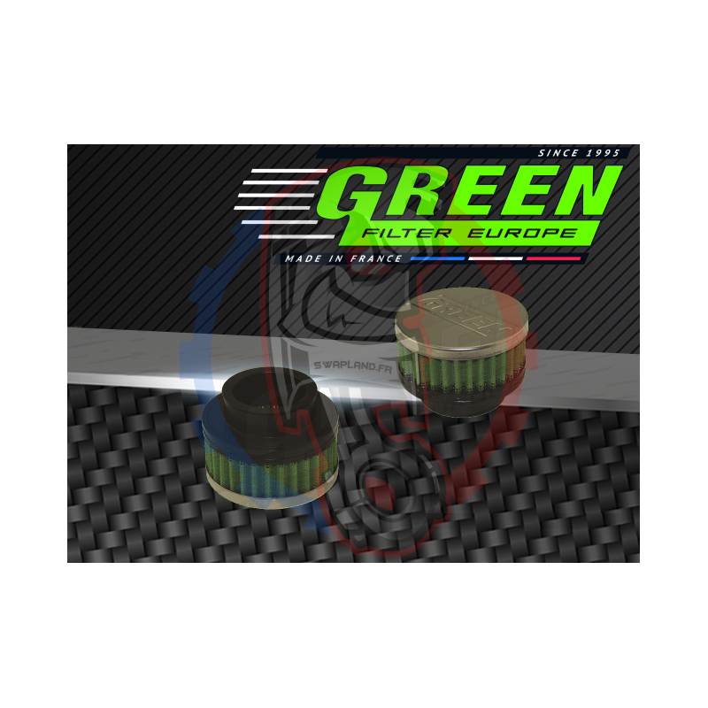 Filtre à air Green Cylindrique standard Inox