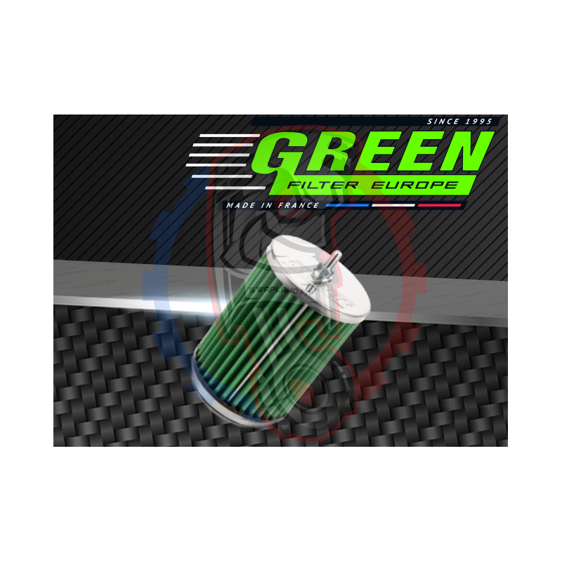 Filtre à air Green Cylindrique standard embout vis