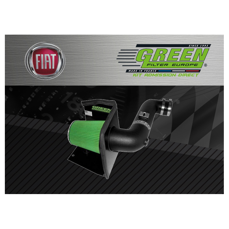 Kit d’admission direct Green pour Fiat 