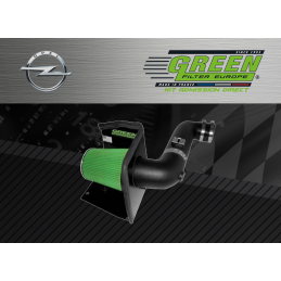 Kit d’admission direct Green pour Opel 