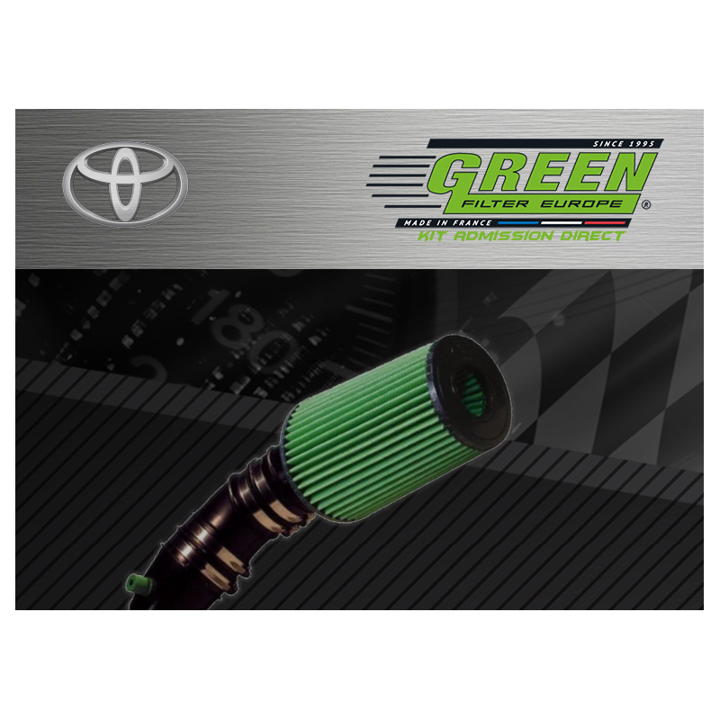 Kit d’admission direct Bi cone Green pour Toyota 