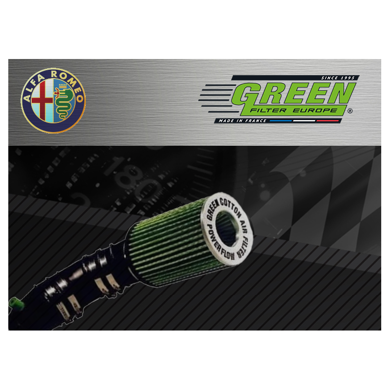 Kit d’admission direct Powerflow Green pour Alfa Roméo