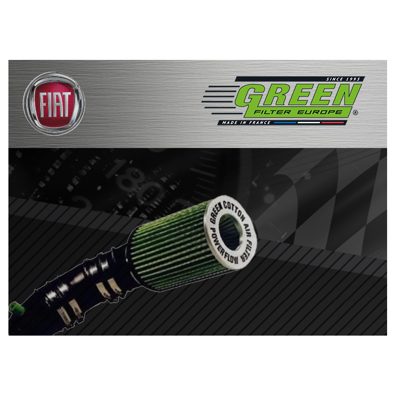 Kit d’admission direct Powerflow Green pour Fiat