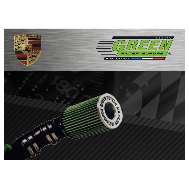 Kit d’admission direct Powerflow Green pour Porsche