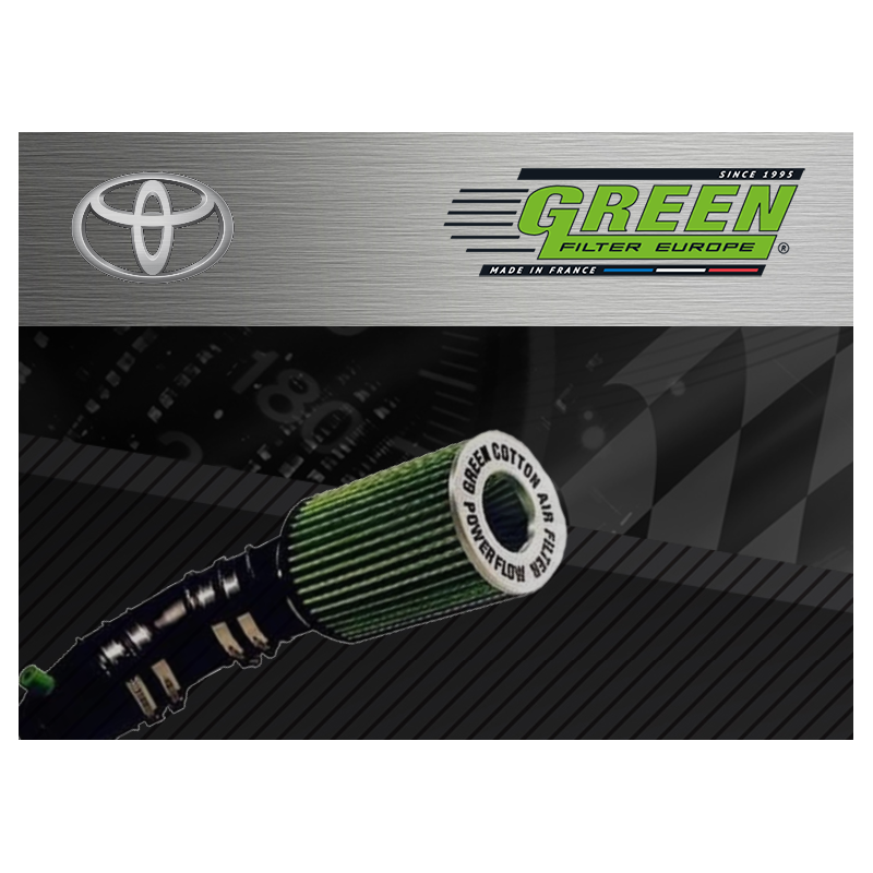 Kit d’admission direct Powerflow Green pour Toyota